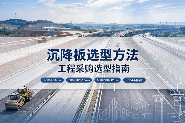 惠水沉降板选择方法