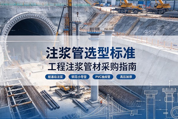 惠水注浆管选型标准