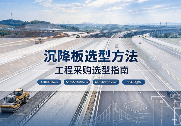 惠水沉降板选择方法
